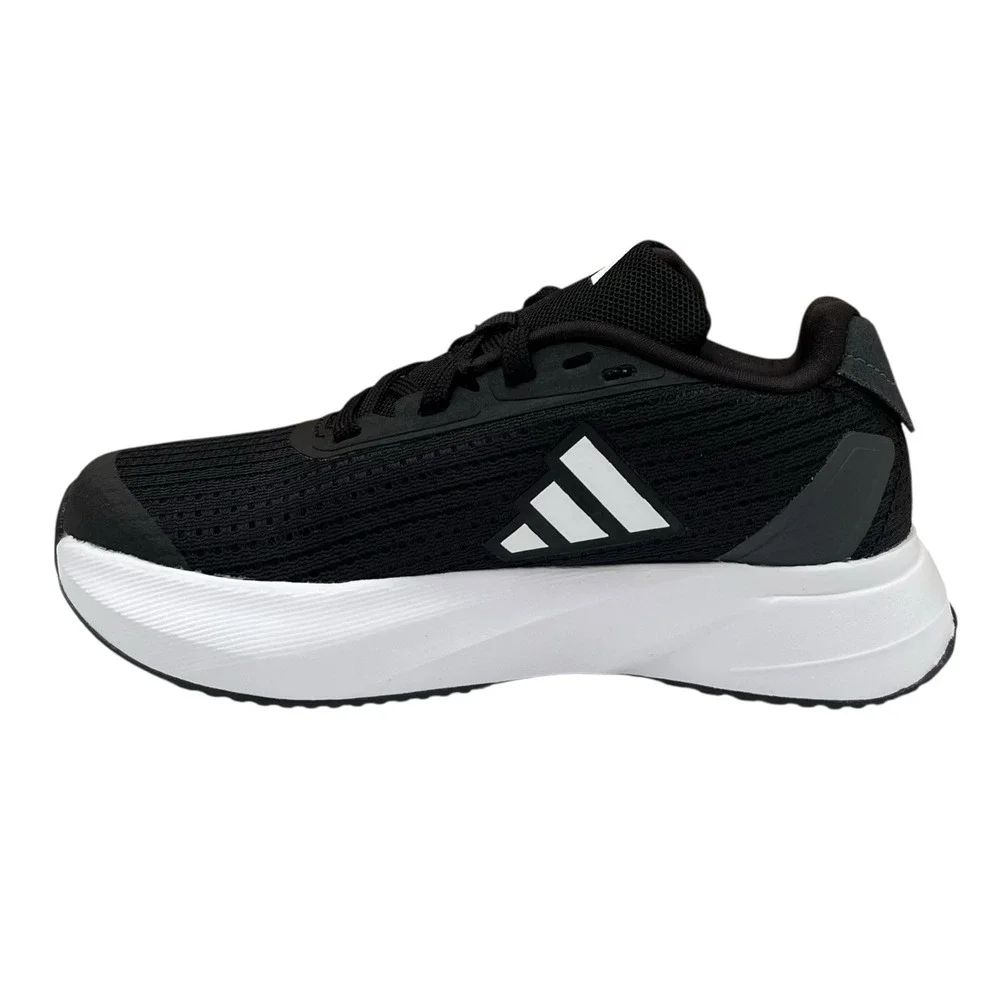 Adidas Duramo SL Little Boys Girls Running Shoes Size 10.5 Black White Sneakers